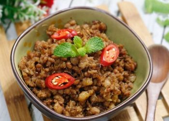 Món thịt băm sả ớt