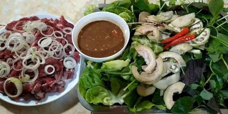 Món nai nướng được yêu thích
